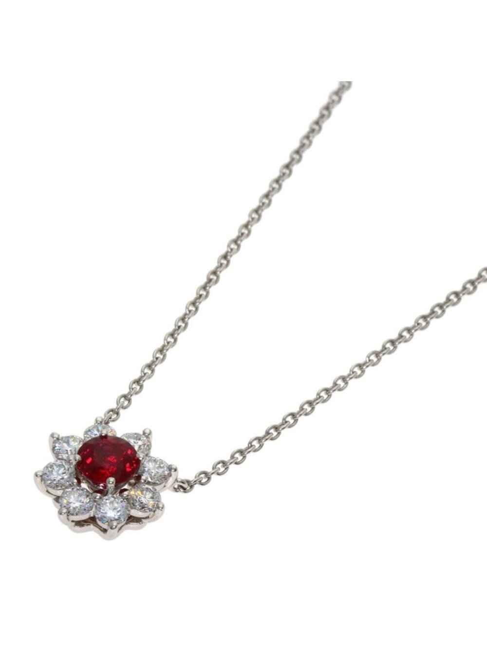 Harry Winston Sunflower Ruby Diamond Necklace